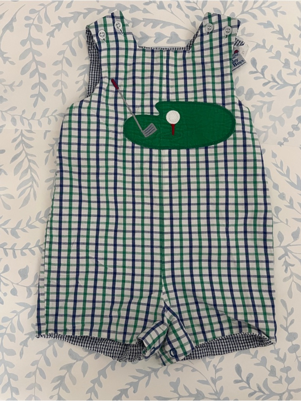 The Bailey boys 2T Jon Jon 2 in 1 outfit reversible excellent condition